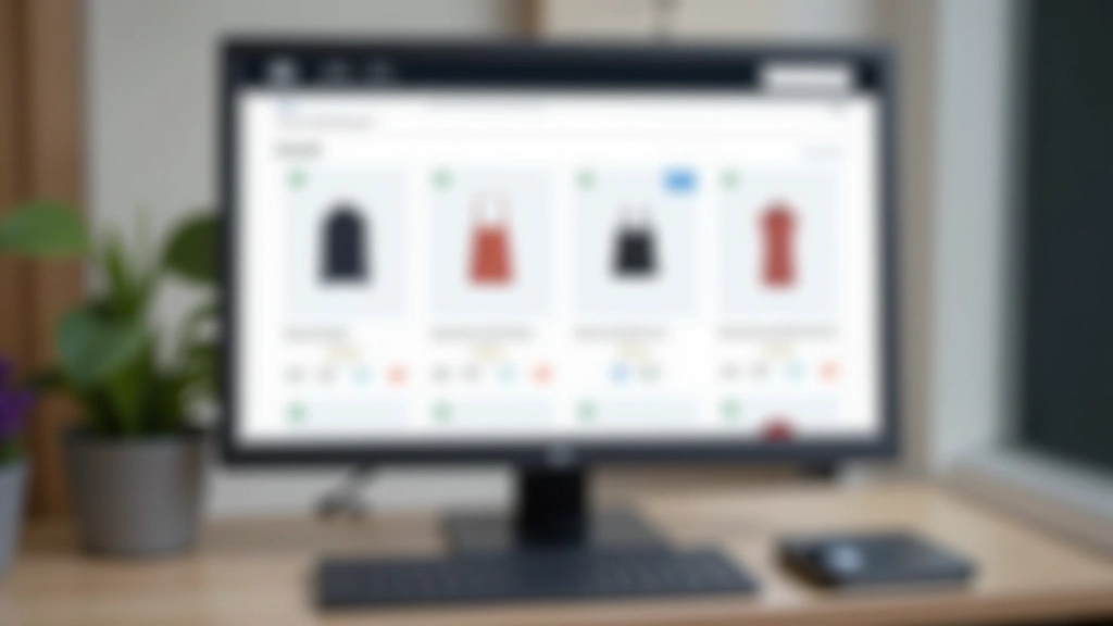 E-Commerce-Plattform mit Hover-Interaktionen